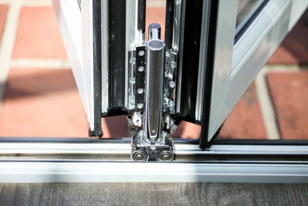 upvc bifold doors bottom rail hardware