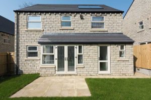 French Doors installed in a Brown Brick Home in Swindon