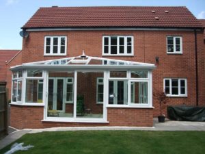 Patio Doors installed in a conservatory in Swindon