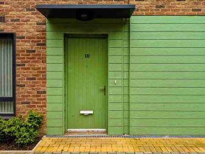 Green Composite Front Door in Winsdon