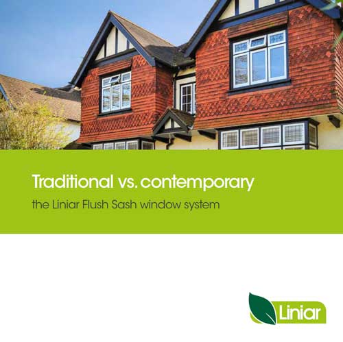 traditional vs contemporary the liniar flush sash window system