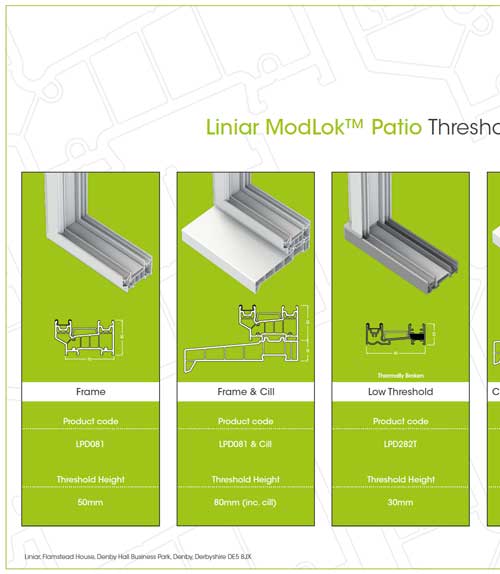 liniar modlok patio threshold