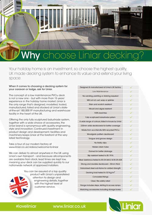 why choose liniar decking