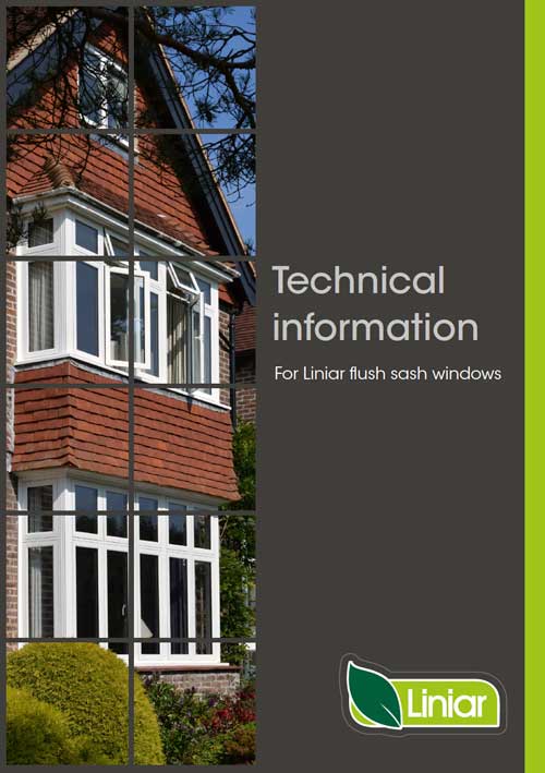 technical information for liniar flush sash windows