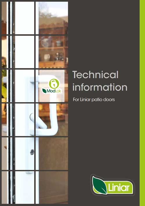 tehcnical information for liniar patio doors