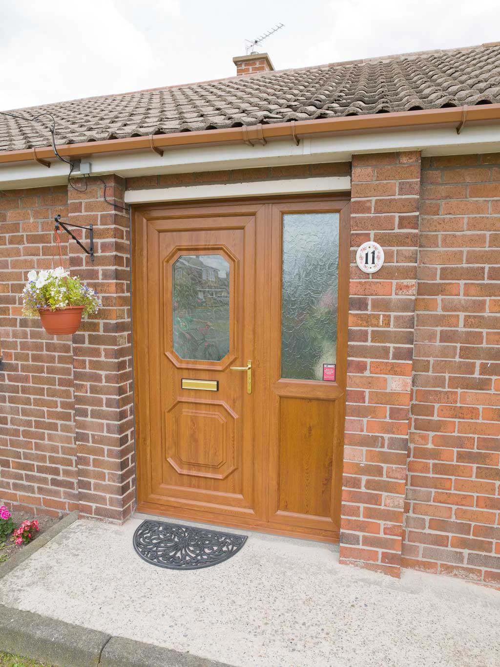 uPVC Doors in a Traditional brick building Bristol