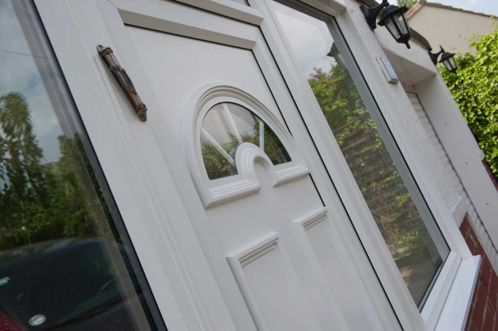 Closeup of uPVC doors supply only Bristol