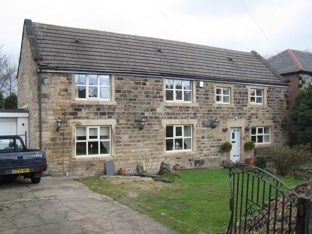 uPVC triple glazed windows on a Big home in Swindon