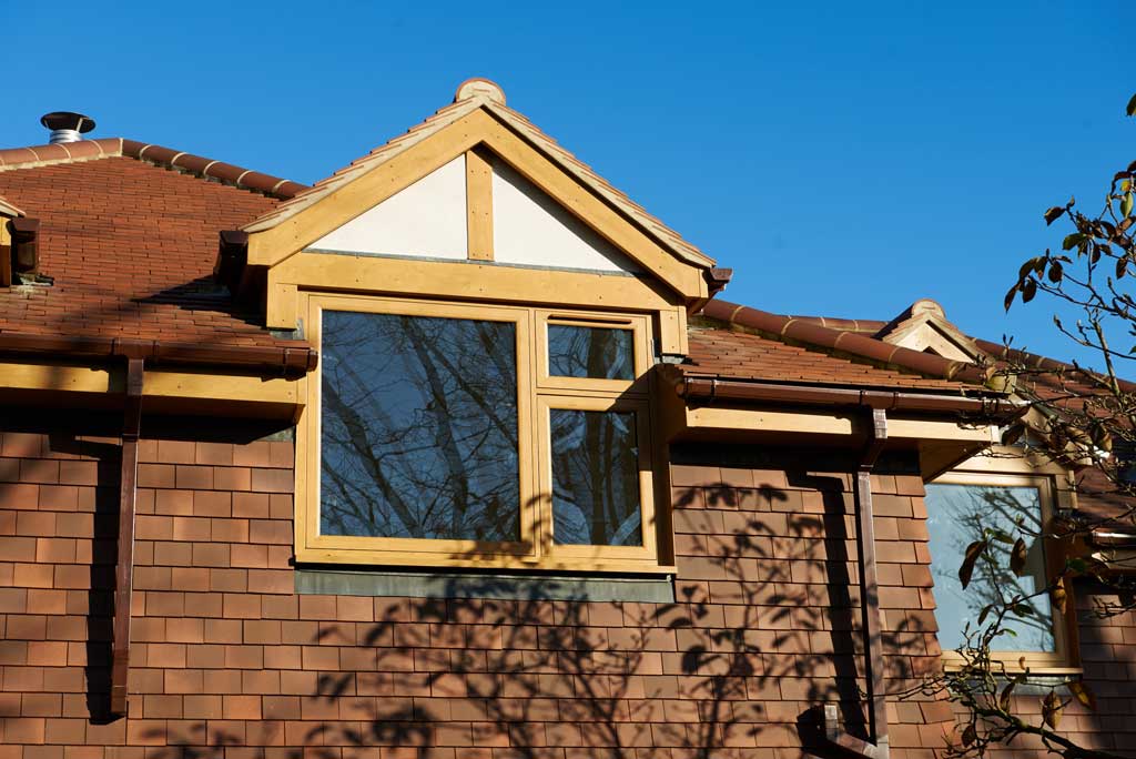 Brown and Shiny uPVC Windows in a Modern Home Swindon