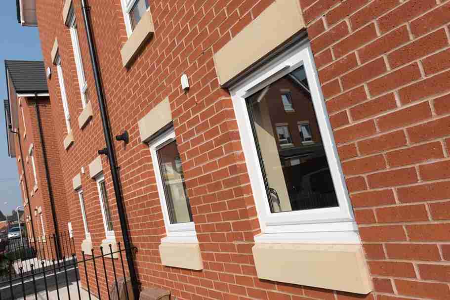 Multiple Double Glazed Windows in Red Brick Buildings