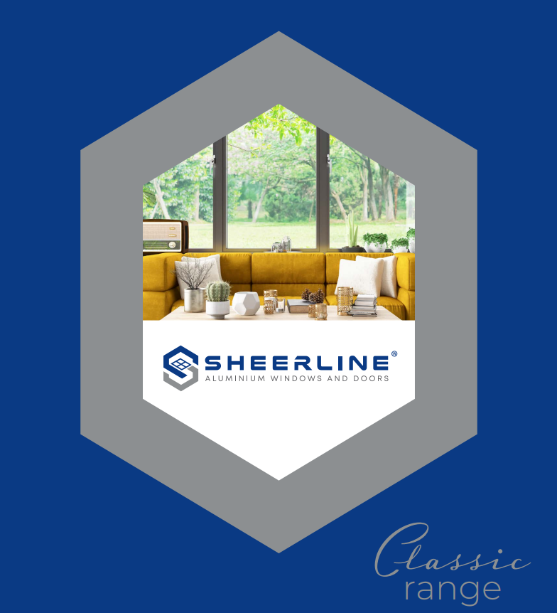 sheerline aluminium windows brochure thumbnail of a grey diamond with a gorgeous soda and aluminium window inside it