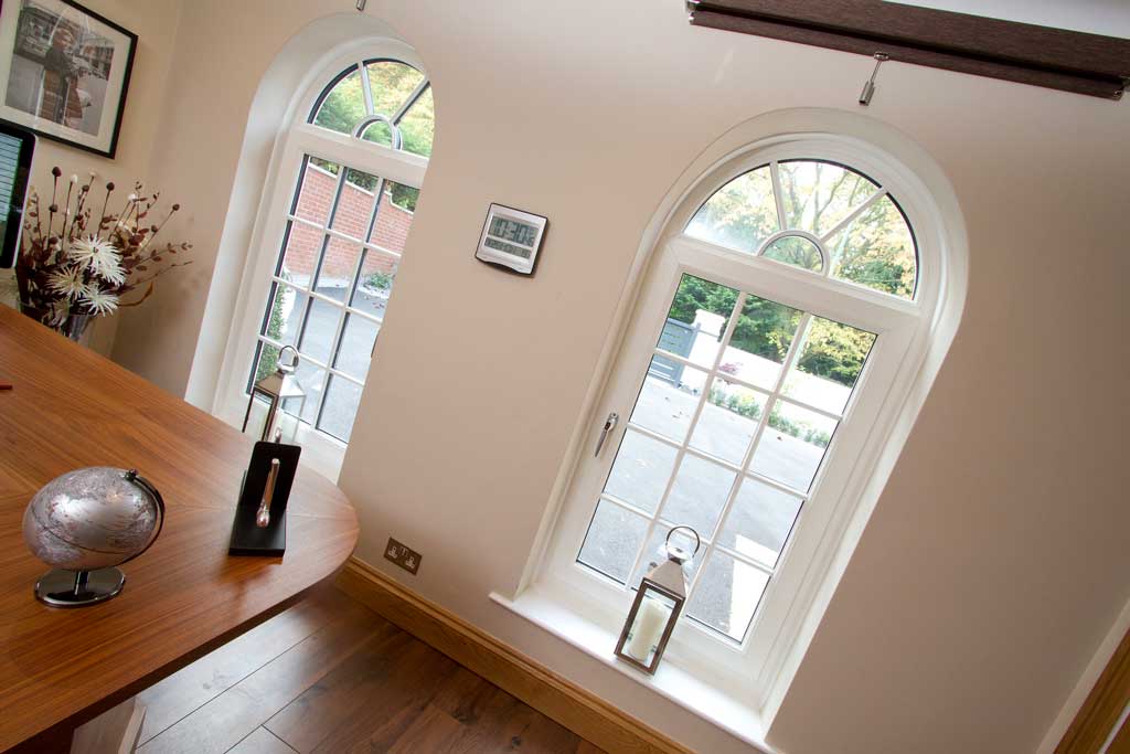 upvc shaped frames for windows bristol