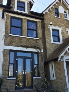 Black uPVC Window on a Building in Reading